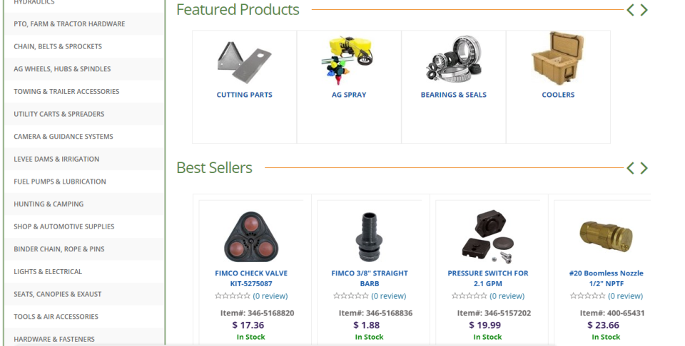 screenshot of B2Sell B2B & eCommerce